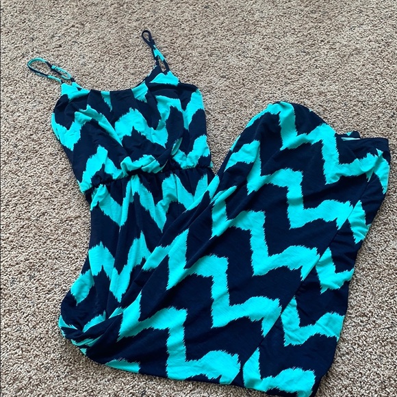 Luscious Dresses & Skirts - Chevron maxi dress